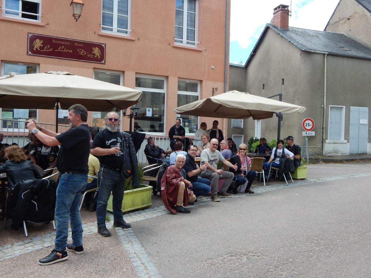 Le Lion D'Or Hotel Ouroux-en-Morvan Bagian luar foto